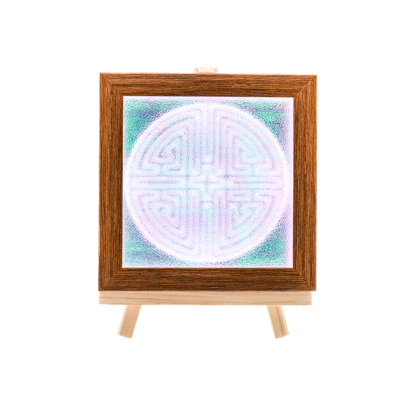 Đèn pha lê trường thọ màu đỏ sẫm của Trung Quốc-Jingshou Tianze
