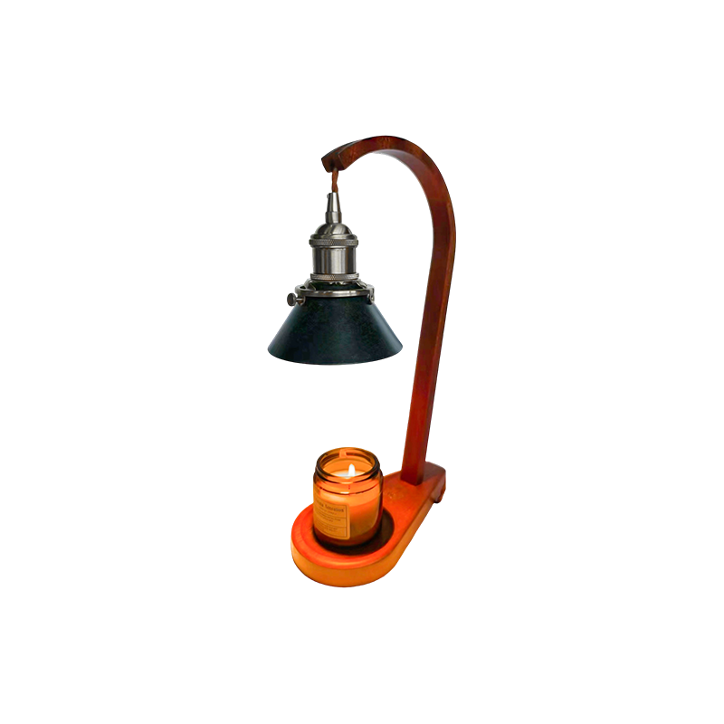 Đèn Sưởi Ấm Nến Bóng Cone Đen - Veil Light