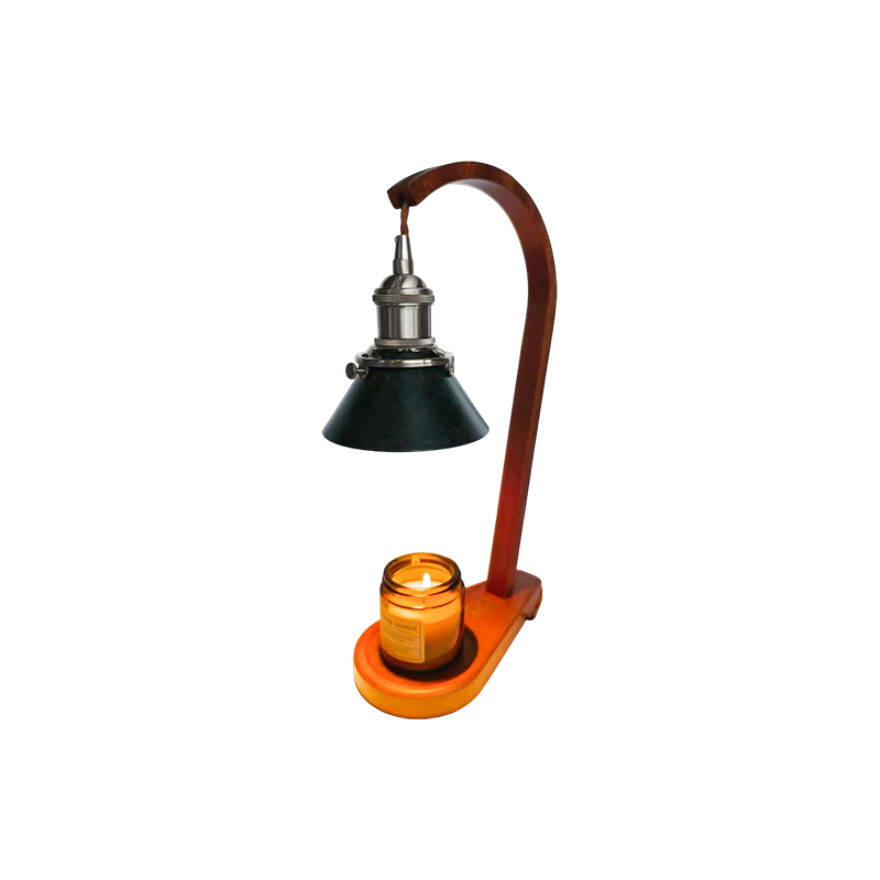 Đèn Sưởi Ấm Nến Bóng Cone Đen - Veil Light